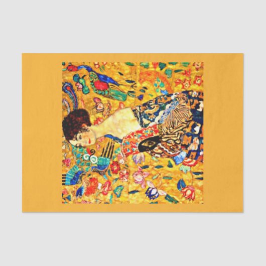 Dekoupage Paper 10"x15" - Gustav Klimt 2 Seidenpapier (Vorderseite)