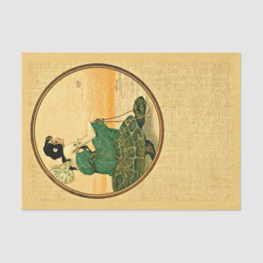 Dekoupage Paper 10"x15" - Raphael Kirchner 5 Seidenpapier (Vorderseite)