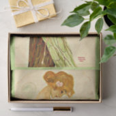 Dekoupage Paper 10"x15" - Raphael Kirchner 8 Seidenpapier (Geschenk)