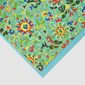 Dekoupage Paper 10"x15" - Vintage Textilien 13 Seidenpapier (Ausschnitt)