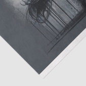 Dekoupage Paper "Black Arabian Horse" Seidenpapier (Ausschnitt)