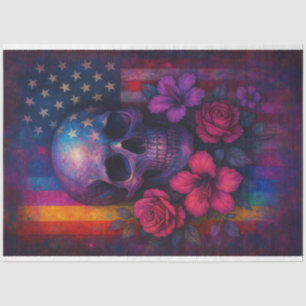 Dekoupage Paper - LGBTQ - Blume & Flaggen Seidenpapier