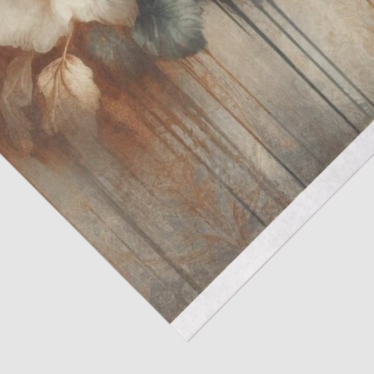 Dekoupage Paper Pink White Roses Seidenpapier (Ausschnitt)