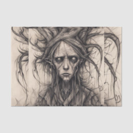 Dekoupage Paper von Wald-Mensch-Wäldern Seidenpapier