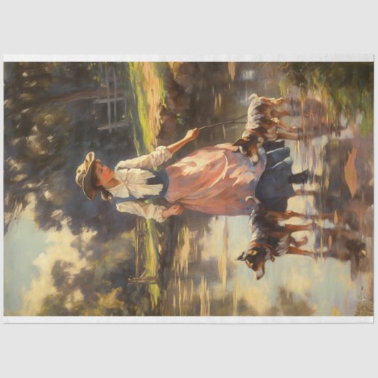 Dekoupage Paper, Wrapping, The Joy of Company 1 Seidenpapier (Vorderseite)