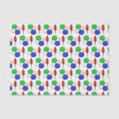 Dekoupage Ping Pong Tischtennis Geburtstagsparty Seidenpapier (Vorderseite)