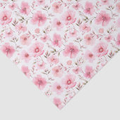 Dekoupage Pink Blüten Blumenbläschen Blume Geburts Seidenpapier (Ausschnitt)