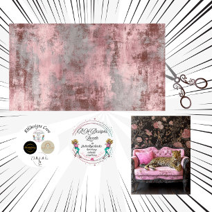 Dekoupage Rosa abgenutzte Textur Faux-Kunst Seidenpapier