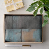 Dekoupage Rustic Blue Shabby Chic Hintergrund Seidenpapier (Geschenk)