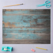Dekoupage Rustic Blue Shabby Chic Hintergrund Seidenpapier (Basteln)