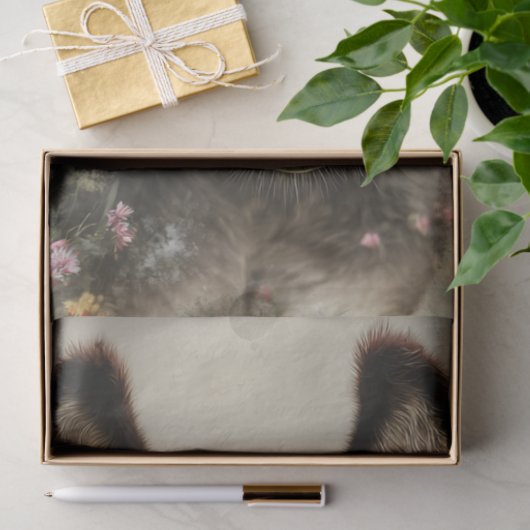 Dekoupage Rustic Donkey Landschaft Art Seidenpapier (Geschenk)