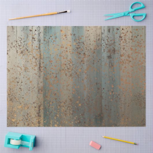 Dekoupage Rustikales Shabby Chic Texturiert Hinter Seidenpapier (Basteln)