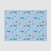 Dekoupage Sea Animals Geburtstagsparty Seidenpapier (Vorderseite)
