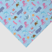 Dekoupage Sea Animals Geburtstagsparty Seidenpapier (Ausschnitt)