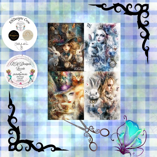 Dekoupage Seidenpapier