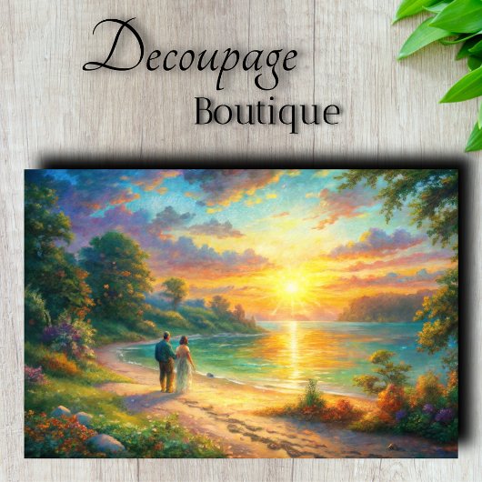 Dekoupage Seidenpapier