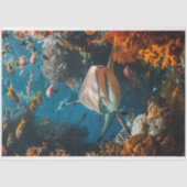 Dekoupage Shark Ocean Water World Seidenpapier (Vorderseite)