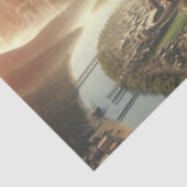 Dekoupage Steampunk Garden City Fantasy City Seidenpapier (Detail)