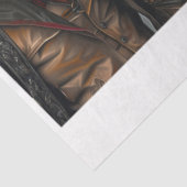 Dekoupage Steampunk-Skelett-Duo 11x14 Leinwand Seidenpapier (Ausschnitt)