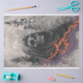 Dekoupage Supernatural Hooded Skull Theme Seidenpapier (Basteln)