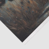 Dekoupage Tissue Aqua Blue Poppies Frauen Seidenpapier (Ausschnitt)