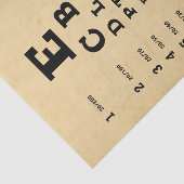 Dekoupage Tissue - Augendiagramm alt Seidenpapier (Ausschnitt)