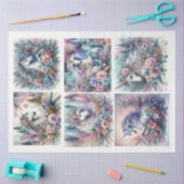 Dekoupage Tissue (Dekorationspapier) des mystical  Seidenpapier (Basteln)