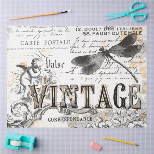 Dekoupage Tissue - Dragonfly Seidenpapier (Basteln)