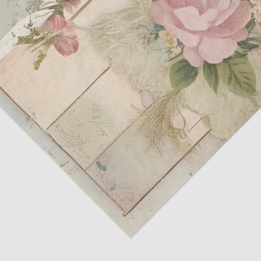 Dekoupage Tissue (Entpackungspapier für rustikale  Seidenpapier (Detail)