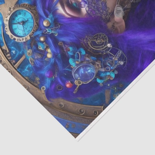 Dekoupage Tissue - Modern Steampunk Seidenpapier (Ausschnitt)