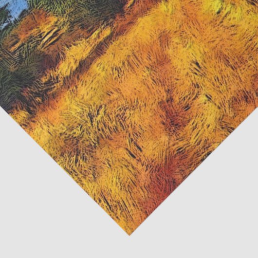 Dekoupage Tissue of Herbst Fields Seidenpapier (Detail)