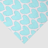Dekoupage Tissue Paper - Blue Hearts Seidenpapier (Ausschnitt)