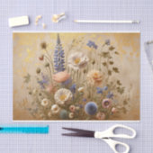 Dekoupage Tissue Paper Floral Design Seidenpapier (Handwerk)