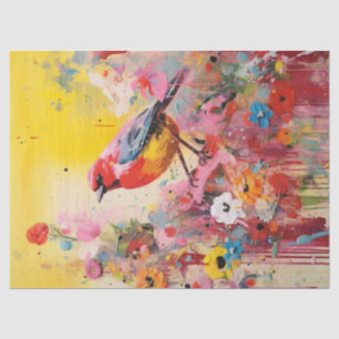 Dekoupage Tissue Paper - Flower Fantasien Seidenpapier