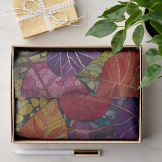 Dekoupage Tissue Paper mit mehrfarbigen Blätter Seidenpapier (Geschenk)
