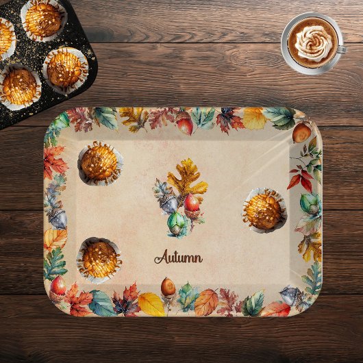 Dekoupage Tissue Paper von Herbstleaves und Nuts Seidenpapier