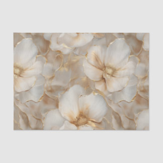 Dekoupage Tissue Paper von Soft Gold Blume Seidenpapier
