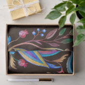 Dekoupage Tissue Paper von Vintagen dunklen Blume Seidenpapier (Geschenk)