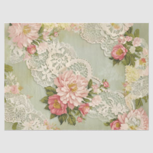 Dekoupage Tissue Paper von Vintagen Spitzen und Ro Seidenpapier