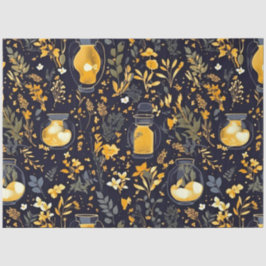 Dekoupage Tissue Paper Whimsical Pflanze Lanterns Seidenpapier