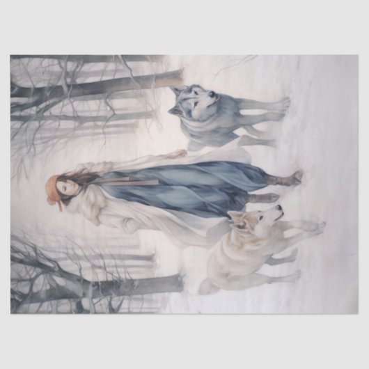 Dekoupage Tissue Paper - Whispers of the Wild 1 Seidenpapier (Vorderseite)