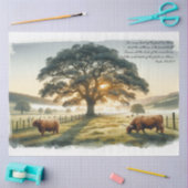 Dekoupage Tissue Psalm 50; 10-11 Landschaft Seidenpapier (Basteln)