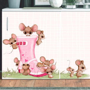 Dekoupage Tissue (Tissue) von spielenden Mäusen Seidenpapier