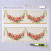 DEKOUPAGE TISSUPAPIER : VINTAGE FRIEZE-GRENZE SEIDENPAPIER (Handwerk)