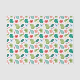 Dekoupage Tropical Hawaiian Birthday Party Seidenpapier