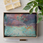 Dekoupage Underwater Ocean Meereswelt Seidenpapier (Geschenk)