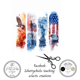 Dekoupage USA Panels Ähnlich wie Tumblers Seidenpapier