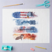 Dekoupage USA Panels Ähnlich wie Tumblers Seidenpapier (Basteln)