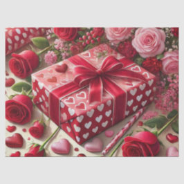 Dekoupage Valentinstag Geschenke Tissue Paper Seidenpapier