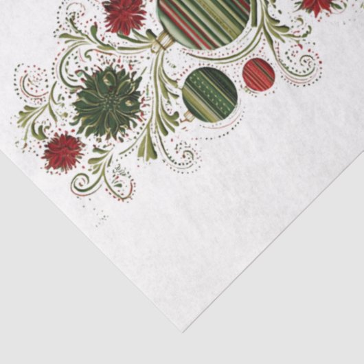 Dekoupage Vertikal Kaskadierte Urlaubselemente Seidenpapier (Detail)